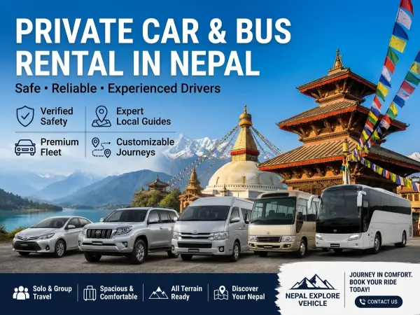 nepal explore by private vehicle