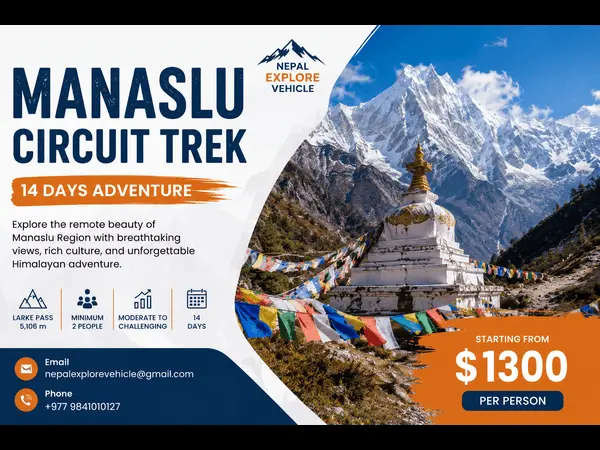 Manaslu Circuit Trek Package