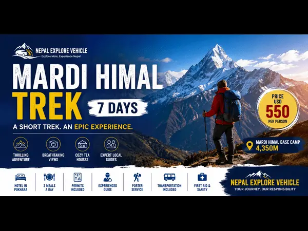 Mardi Himal Trek 7 Days – Complete Trekking Package in Nepal